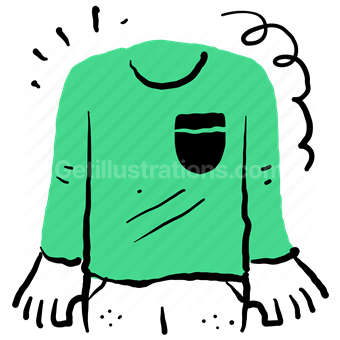 sweater, shirt, long, sleeves, clothes, clothing, fashion