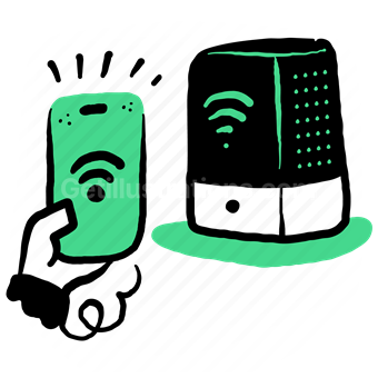 wireless, speaker, smart, control, mobile, smartphone, device