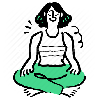 yoga, wellness, sitting, sit, meditation, meditate, woman