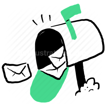 inbox, mailbox, mail, envelope, email, message, messages