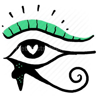 egypt, ancient, eqyptian, hieroglyphics, eye, heart, eyebrow,
