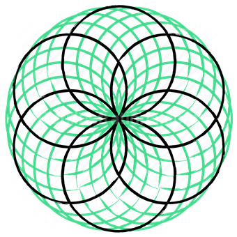 sacred, geometry, pattern, curves, circle, circles