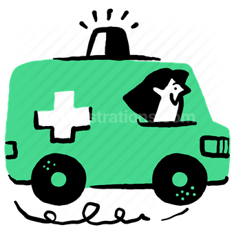 medical, medicine, healthcare, ambulance, vehicle, transport, transportation