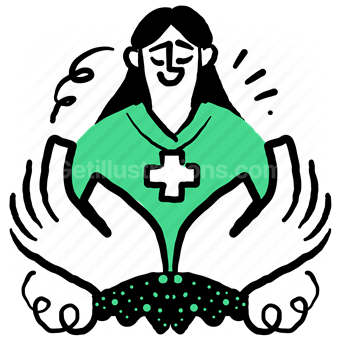 medical, medicine, healthcare, care, woman, people, hand, gesture