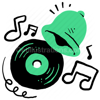 music, sound, audio, media, multimedia, album, record, bell, ringtone