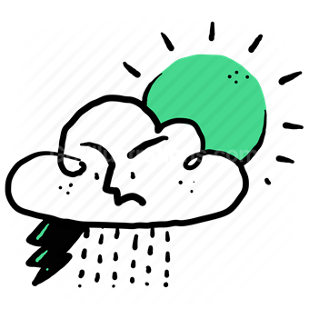 forecast, climate, environemnt, daytime, day, storm, lightening, rain, cloud