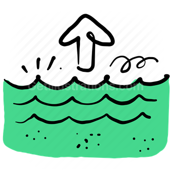 forecast, climate, environment, tide, water, sea, ocean, rise, arrow, up