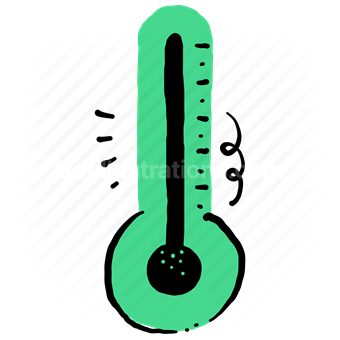 thermometer, temperature, degree, forecast, climate, environment