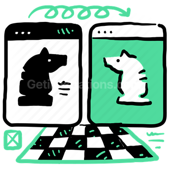 wireframe, website, browser, chess, game, strategy
