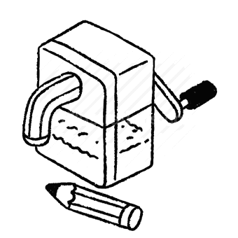 pencil, sharpener, sketch, tool, stationery