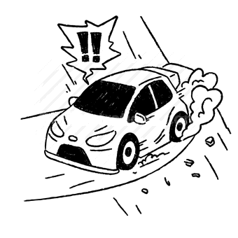 car accident, collision, damage, emergency, speed