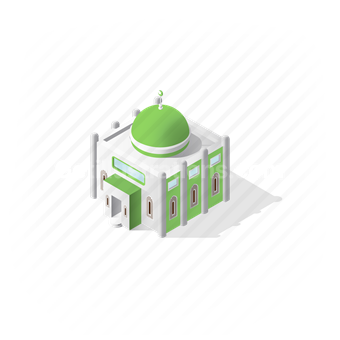 mosque, religious, spiritual, building, real estate