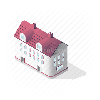 apartment, building, estate, house