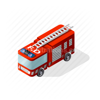 fire truck, vehicle, transport, fire department