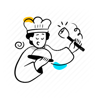 chef, kitchen, cooking, cook, occupation, job, tool