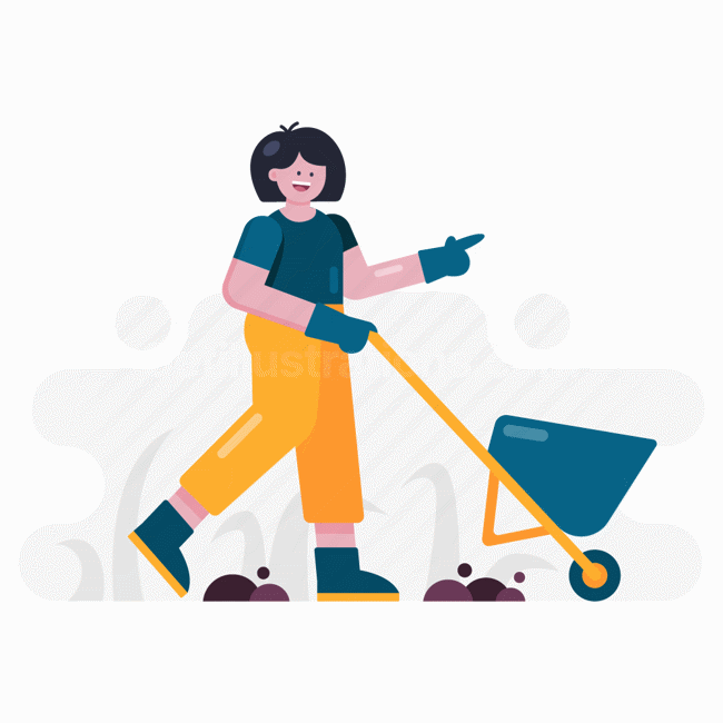 woman, wheelbarrow, garden, gardening, farming, farmer, tool, equipment