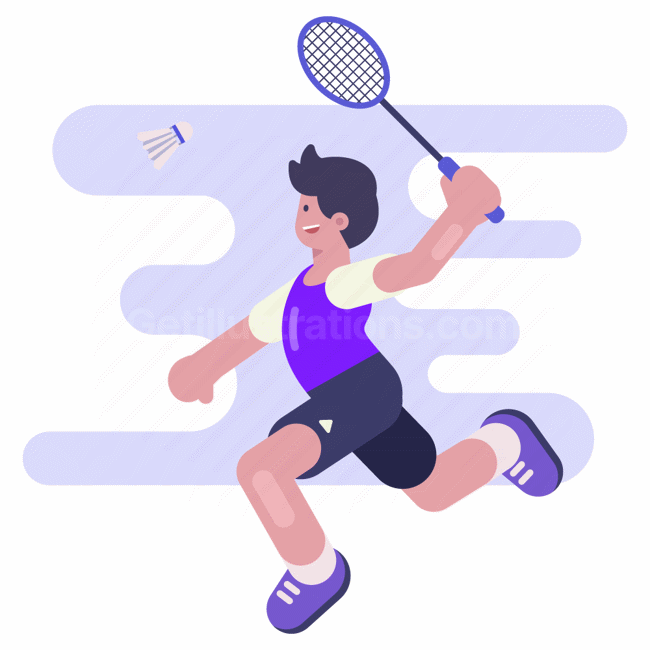 badminton, racket, raquet, shuttle, man, sport, activity