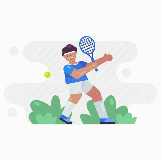 tennis, racket, raquet, bush, ball, outdoors
