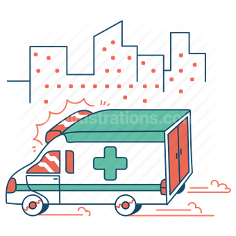 vehicle, transport, travel, ambulance, medical, health, healthcare
