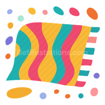 abstract, colorful, geometric, pattern, Vector illustration