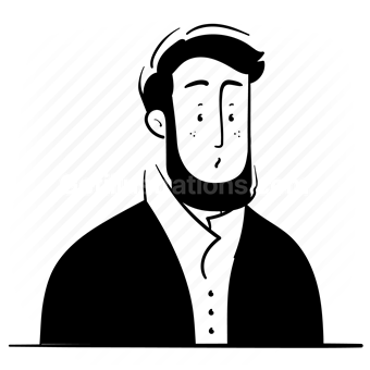 avatar, character, people, person, user, account, amish, beard