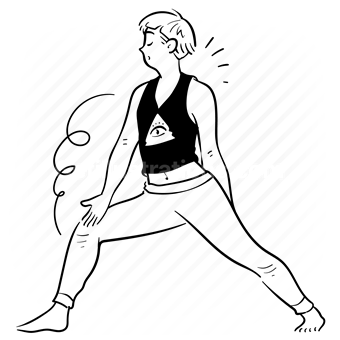 fitness, sport, activity, activities, stretch, lunge