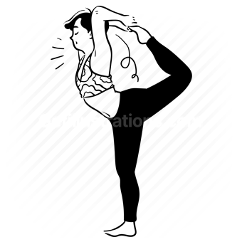 fitness, sport, activity, activities, stretch, standing, leg, stretching