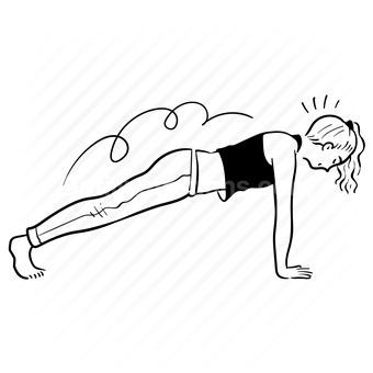 fitness, sport, activity, activities, stretching, plank, planking