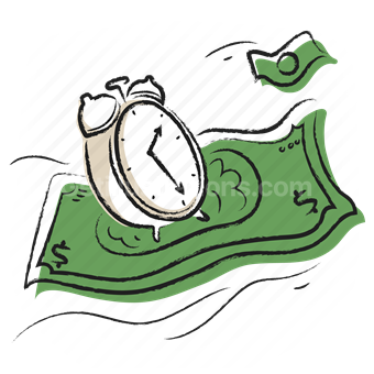 clock, time, money, cash, salary, profit, financial, dollar, payment