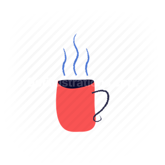 mug, drink, beverage, tea, coffee