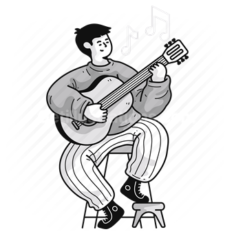 man, people, guitar, player, playing, musical, music, instrument, sound, audio