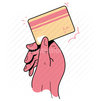 hand, gesture, credit card, debit card, payment, method