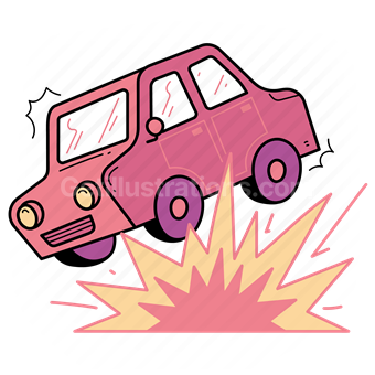 car, vehicle, transport, explosion, explosive
