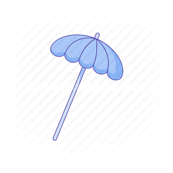 parasol, holiday, vacation, summer, beach, shade