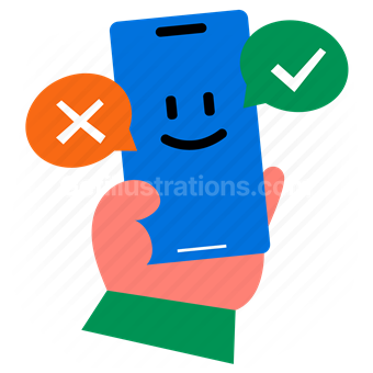 customer service, feedback, approval, rating, mobile device