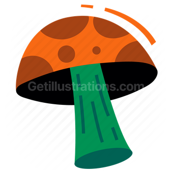 mushroom, alien, UFO, extraterrestrial, imaginative, surreal