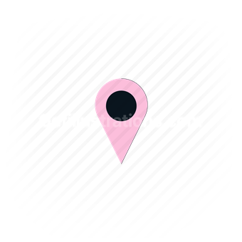 pin, marker, location, navigation, destination