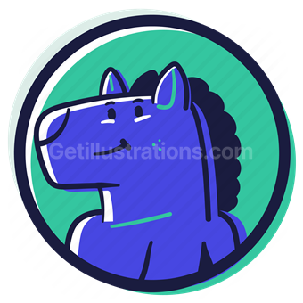 user, account, avatar, horse, animal