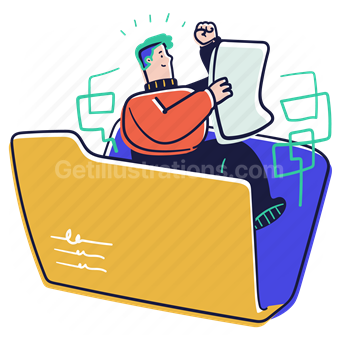folder, file, documnet, filing, storage, backup