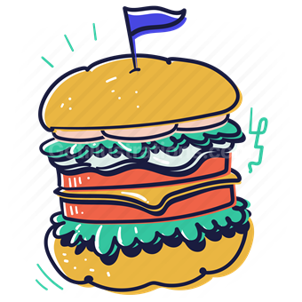 take out, burger, meal, restaurant, gastronomy, fast food, dinner, hamburger, cheese burger