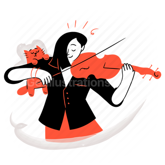 violin, music, instrument, sound, audio, entertainment