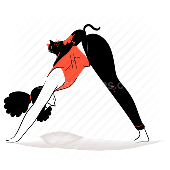 woman, yoga, stretch, stretching, fitness, flexibility, pose