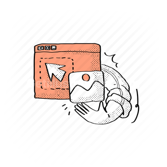 hand, image upload, web browser, file transfer, technology