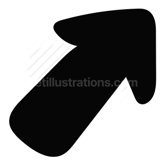 upward arrow, growth, improvement, progress, Vector illustration