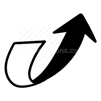 arrow, upward, growth, progress, positive trend