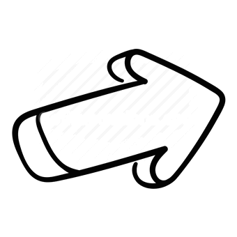 arrow pointing, direction, simplicity, Vector illustration