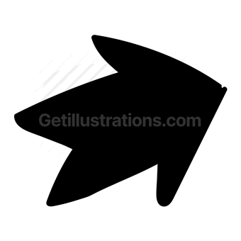 arrow, black, directional, Vector illustration