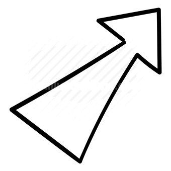 arrow, direction, right, forward, Vector illustration