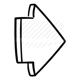 arrow, pointing, direction, right, Vector illustration