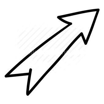 arrow, direction, pointer, growth, Vector illustration